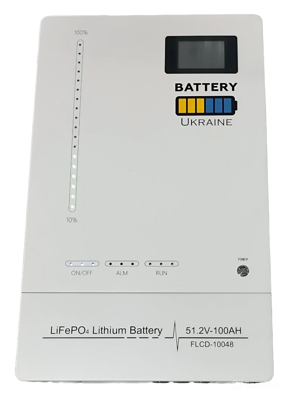 Літій-залізо-фосфатна акумуляторна батарея 51.2V 100Ah (потужність 5120Вт) (Wall Mounted Type) тм. Battery Ukraine